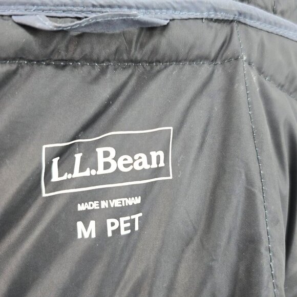 L.L. Bean Petite Mountain Classic Navy Down ooded Parka Jacket Downtek - Picture 9 of 9